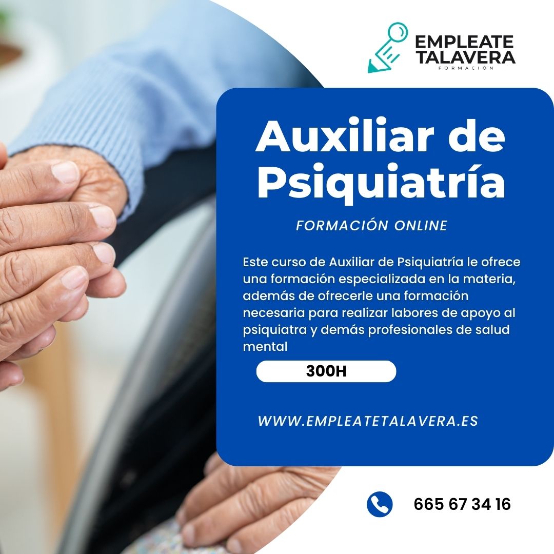 Auxiliar Psiquiatria 300h