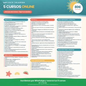 5 cursos 80€ CON PRACTICAS