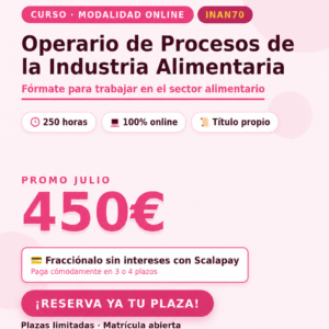 INAN70 Operario de Procesos de la Industria Alimentaria