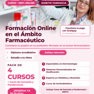Formación en el ámbito de Farmacia y Parafarmacia