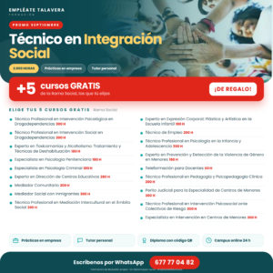 Técnico Superior en Integración Social Acreditación Competencias 2000H